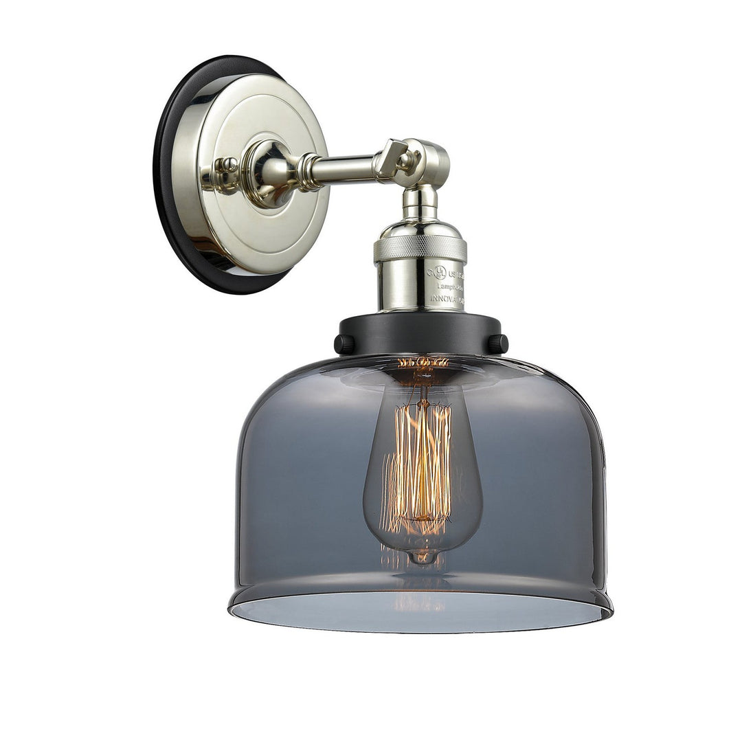 Innovations Franklin Restoration 203PN-BPBK-HRBK-G73 Wall Sconce Light - Polished Nickel