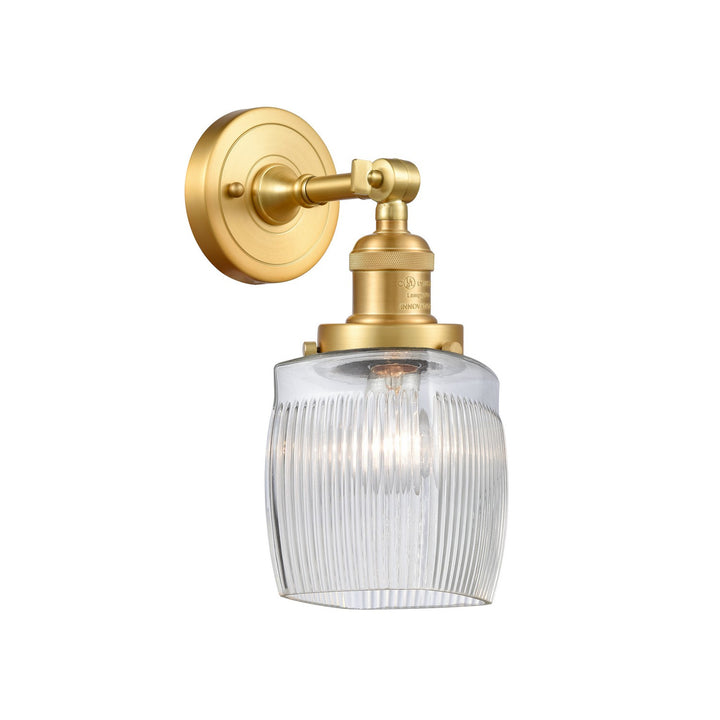 Innovations Franklin Restoration 203-SG-G302-LED Wall Sconce Light - Satin Gold