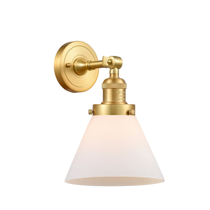 Innovations Franklin Restoration 203-SG-G41-LED Wall Sconce Light - Satin Gold