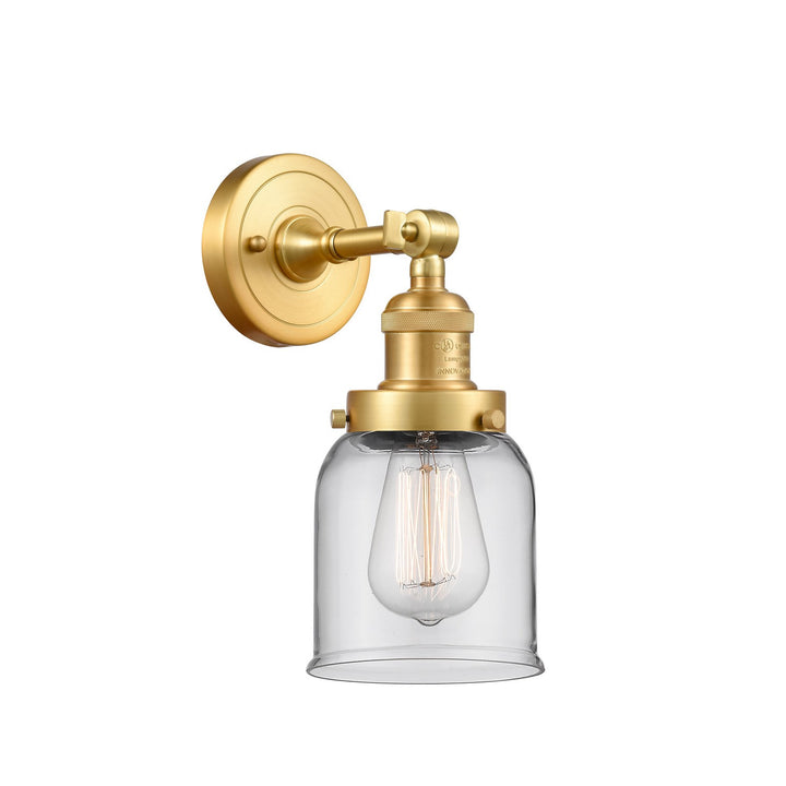 Innovations Franklin Restoration 203-SG-G52-LED Wall Sconce Light - Satin Gold