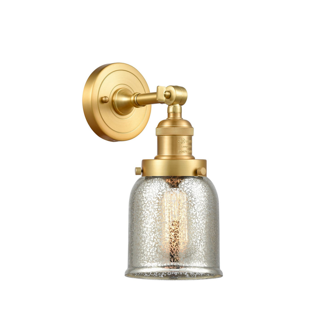 Innovations Franklin Restoration 203-SG-G58-LED Wall Sconce Light - Satin Gold
