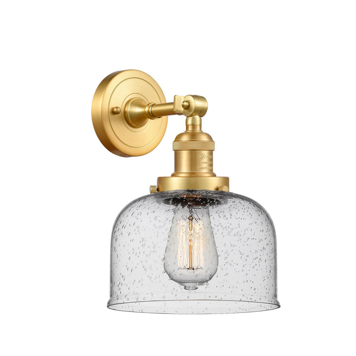 Innovations Franklin Restoration 203-SG-G74-LED Wall Sconce Light - Satin Gold