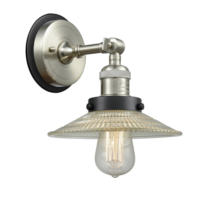 Innovations Franklin Restoration 203SN-BPBK-HRBK-G2 Wall Sconce Light - Brushed Satin Nickel