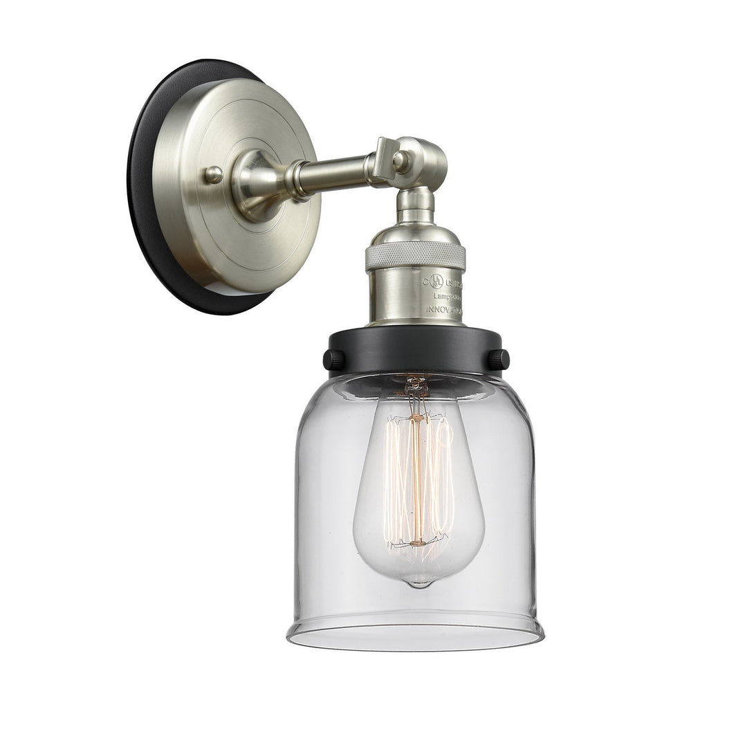 Innovations Franklin Restoration 203SN-BPBK-HRBK-G52 Wall Sconce Light - Brushed Satin Nickel