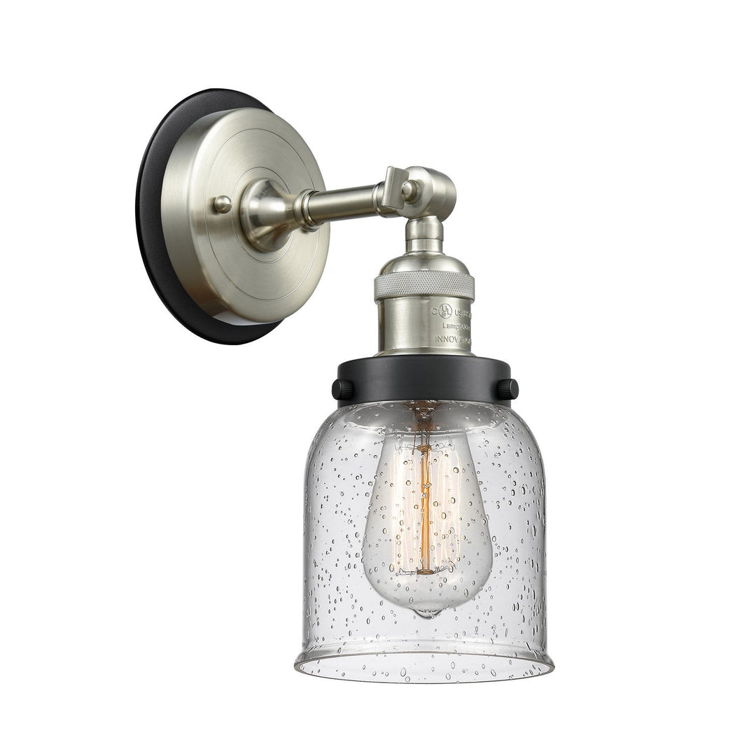 Innovations Franklin Restoration 203SN-BPBK-HRBK-G54 Wall Sconce Light - Brushed Satin Nickel