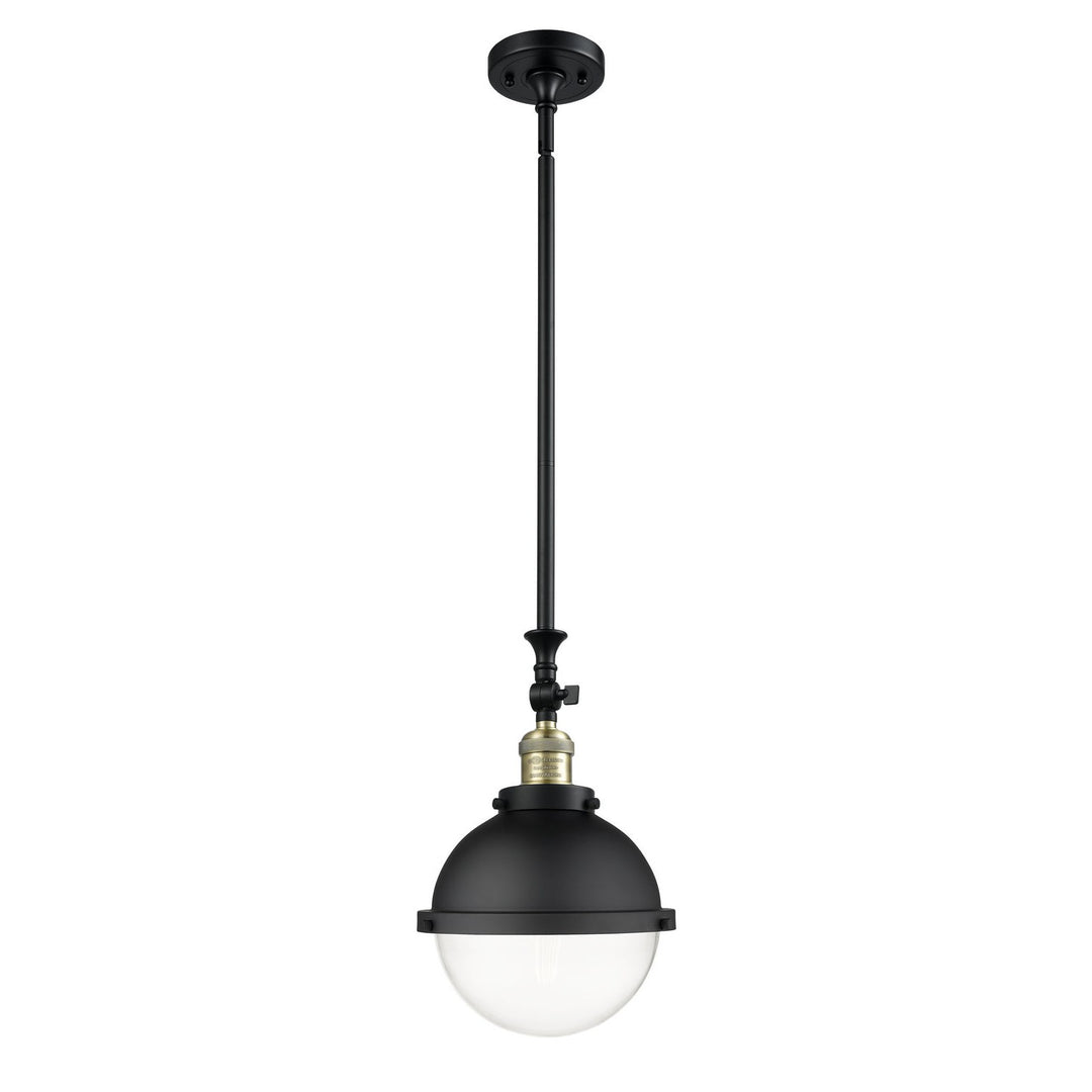 Innovations Franklin Restoration 206-BAB-HFS-82-BK-LED Pendant Light - Black Antique Brass