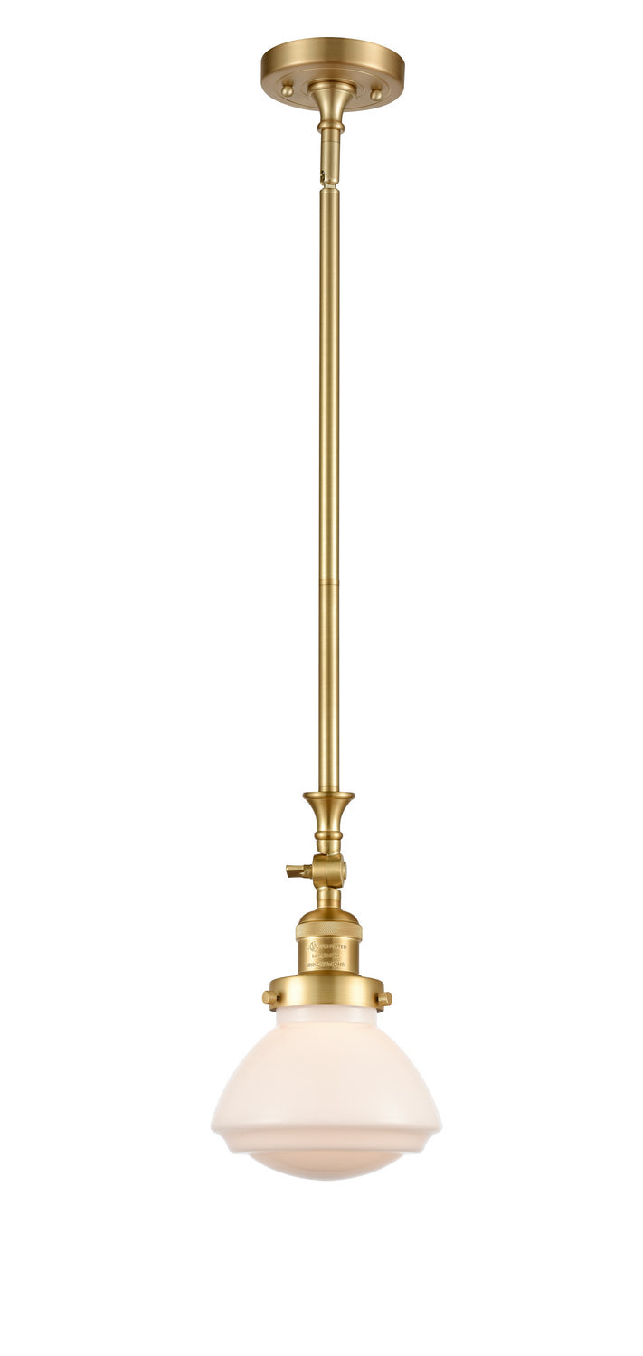 Innovations Franklin Restoration 206-SG-G321 Pendant Light - Satin Gold