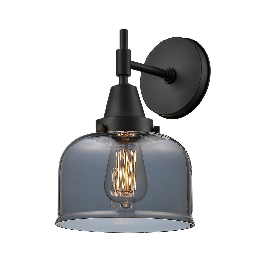 Innovations Caden 447-1W-BK-G173 Wall Sconce Light - Matte Black