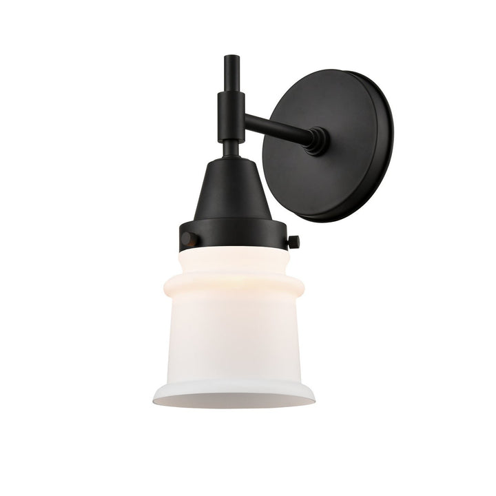 Innovations Caden 447-1W-BK-G181S Wall Sconce Light - Matte Black