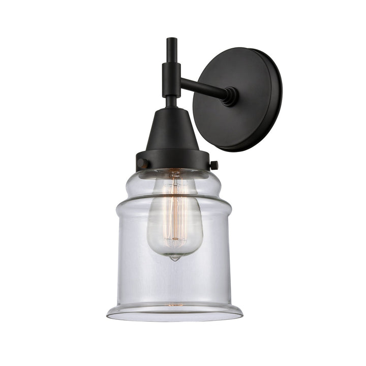 Innovations Caden 447-1W-BK-G182 Wall Sconce Light - Matte Black