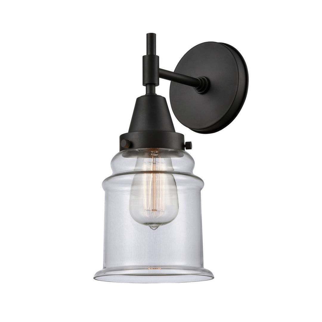 Innovations Caden 447-1W-BK-G182-LED Wall Sconce Light - Matte Black