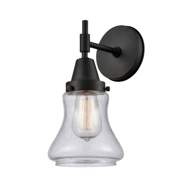 Innovations Caden 447-1W-BK-G194-LED Wall Sconce Light - Matte Black