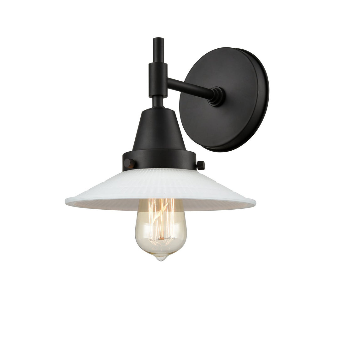 Innovations Caden 447-1W-BK-G1-LED Wall Sconce Light - Matte Black