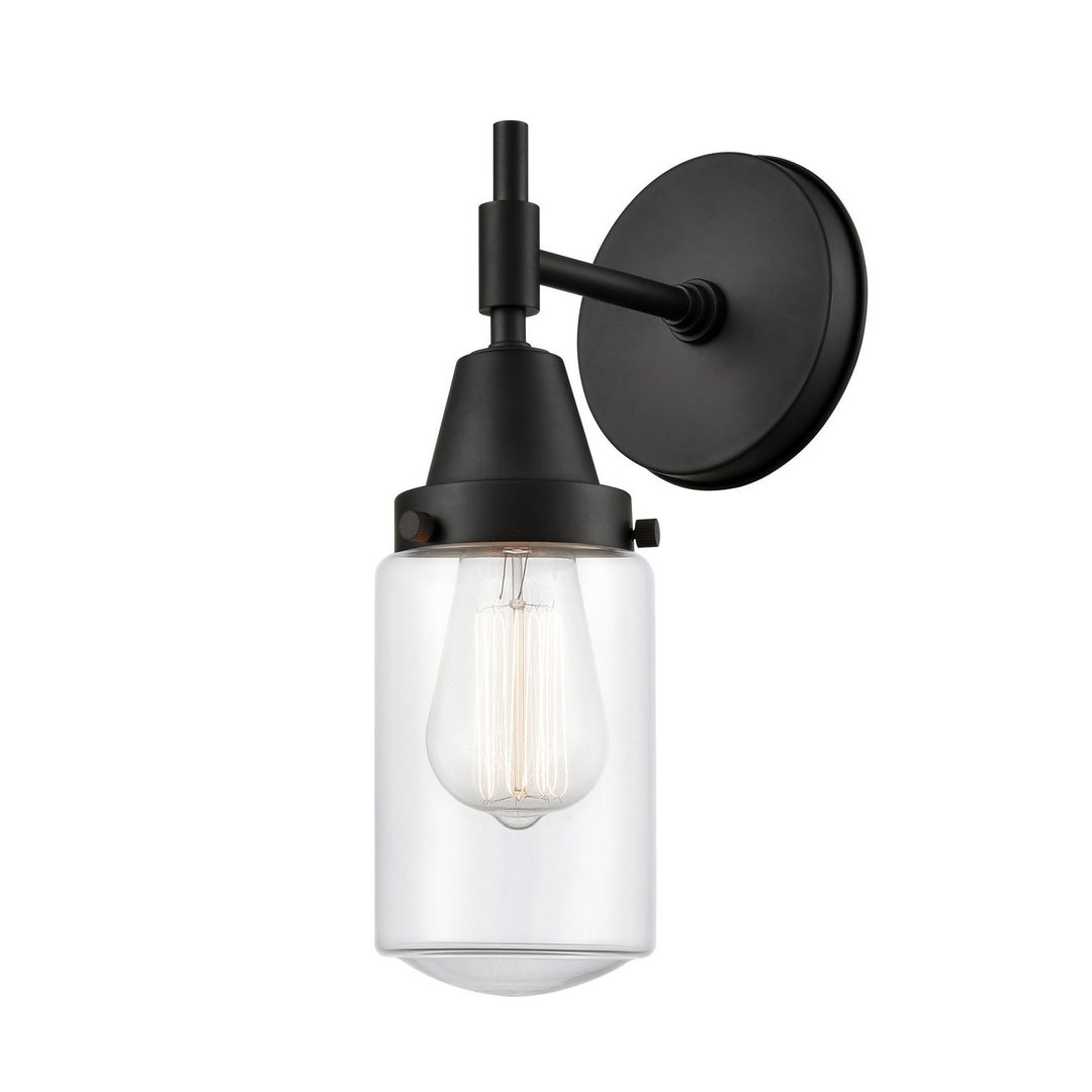 Innovations Caden 447-1W-BK-G312-LED Wall Sconce Light - Matte Black