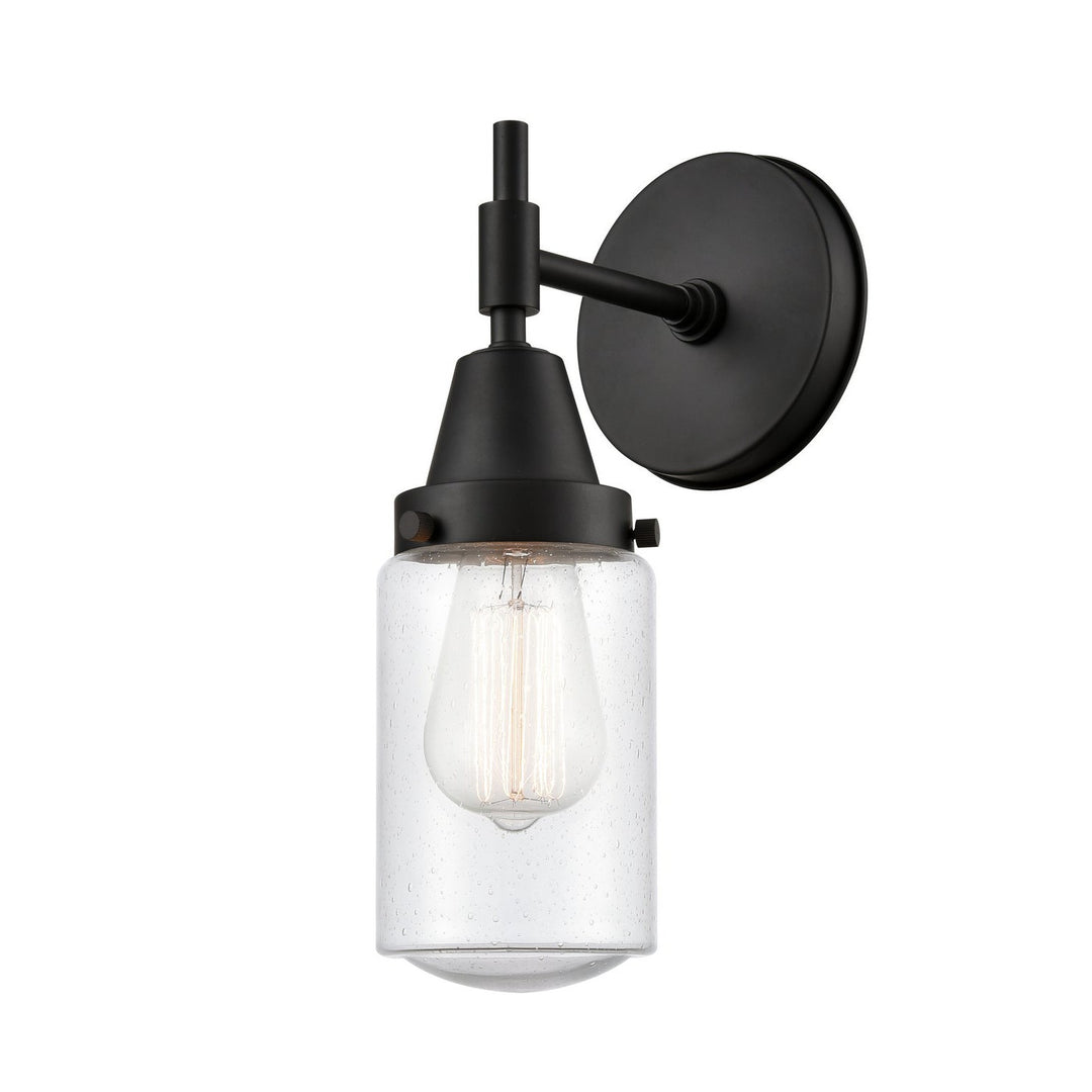 Innovations Caden 447-1W-BK-G314 Wall Sconce Light - Matte Black