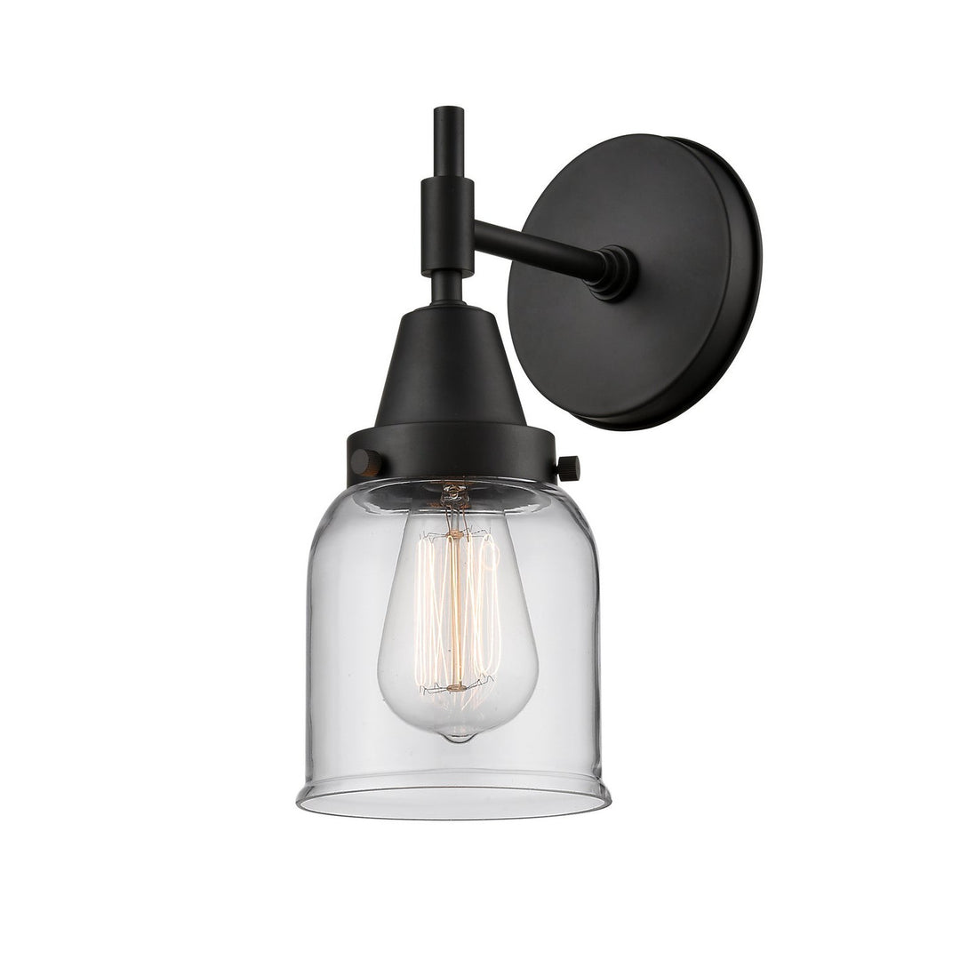 Innovations Caden 447-1W-BK-G52-LED Wall Sconce Light - Matte Black