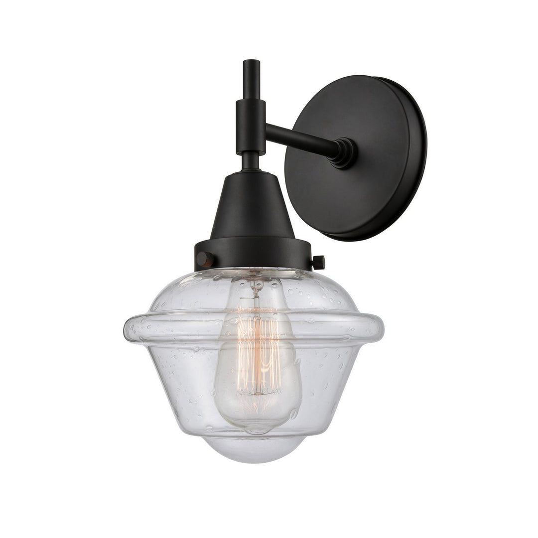 Innovations Caden 447-1W-BK-G534 Wall Sconce Light - Matte Black