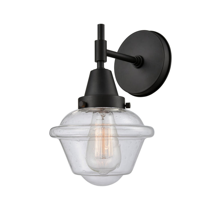 Innovations Caden 447-1W-BK-G534 Wall Sconce Light - Matte Black