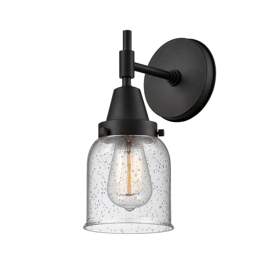 Innovations Caden 447-1W-BK-G54-LED Wall Sconce Light - Matte Black