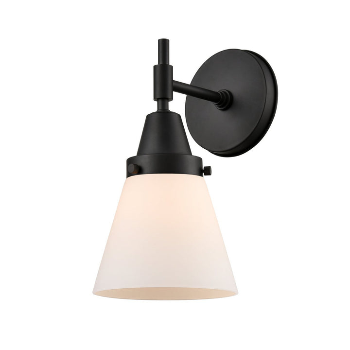 Innovations Caden 447-1W-BK-G61-LED Wall Sconce Light - Matte Black