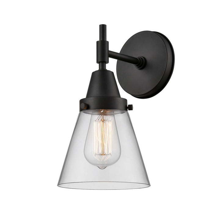 Innovations Caden 447-1W-BK-G62-LED Wall Sconce Light - Matte Black
