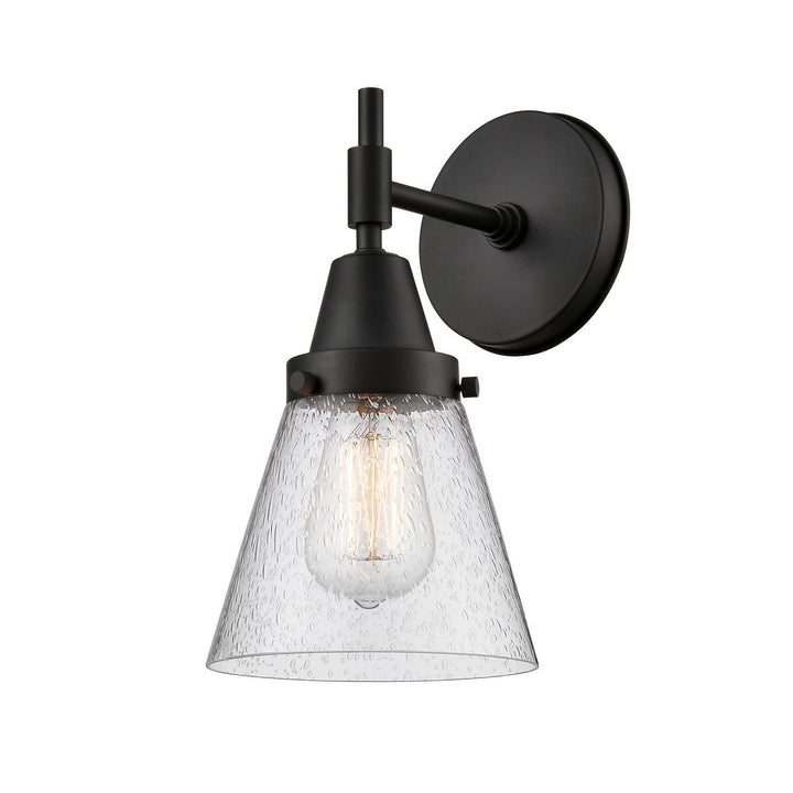 Innovations Caden 447-1W-BK-G64 Wall Sconce Light - Matte Black