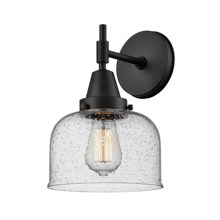 Innovations Caden 447-1W-BK-G74-LED Wall Sconce Light - Matte Black