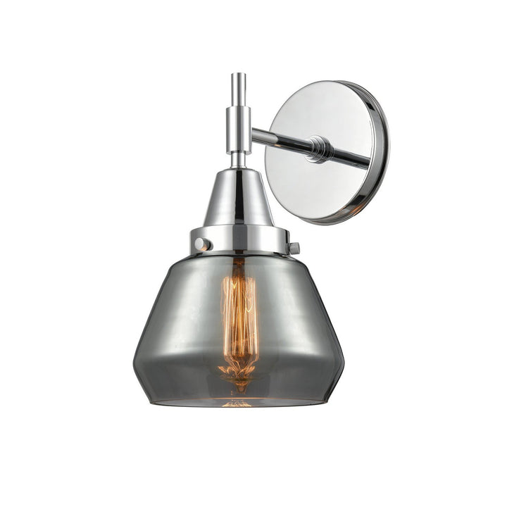 Innovations Caden 447-1W-PC-G173 Wall Sconce Light - Polished Chrome