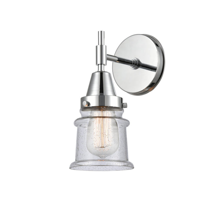 Innovations Caden 447-1W-PC-G184S Wall Sconce Light - Polished Chrome