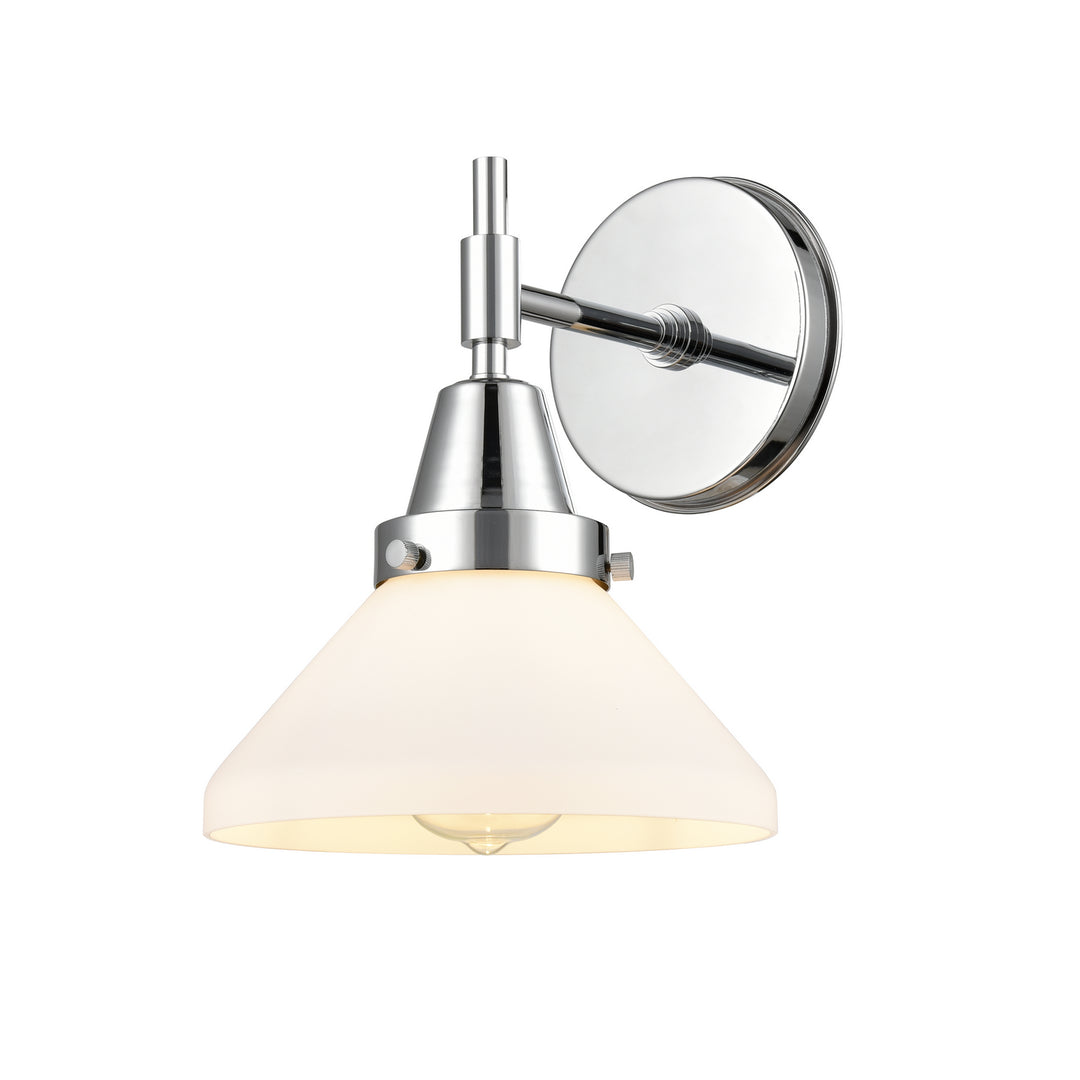 Innovations Caden 447-1W-PC-W-LED Wall Sconce Light - Polished Chrome