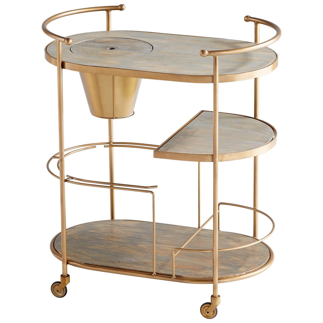 Cyan 10687 Wine & Bar (Furniture) - Antique Brass