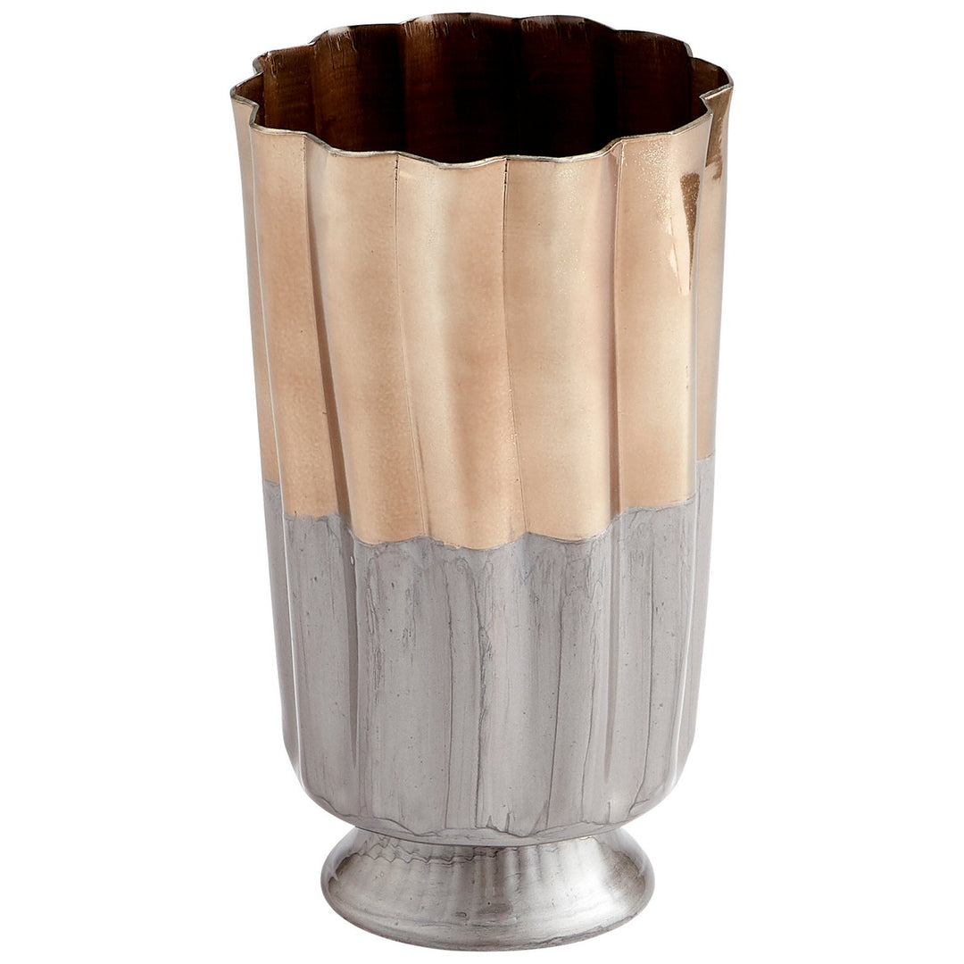 Cyan 10693 Vases & Planters - Black And Bronze