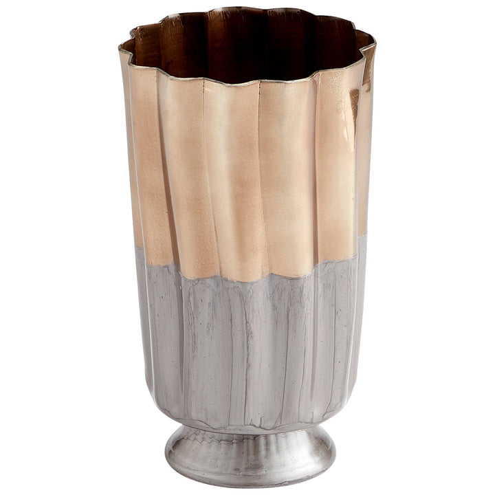 Cyan 10693 Vases & Planters - Black And Bronze