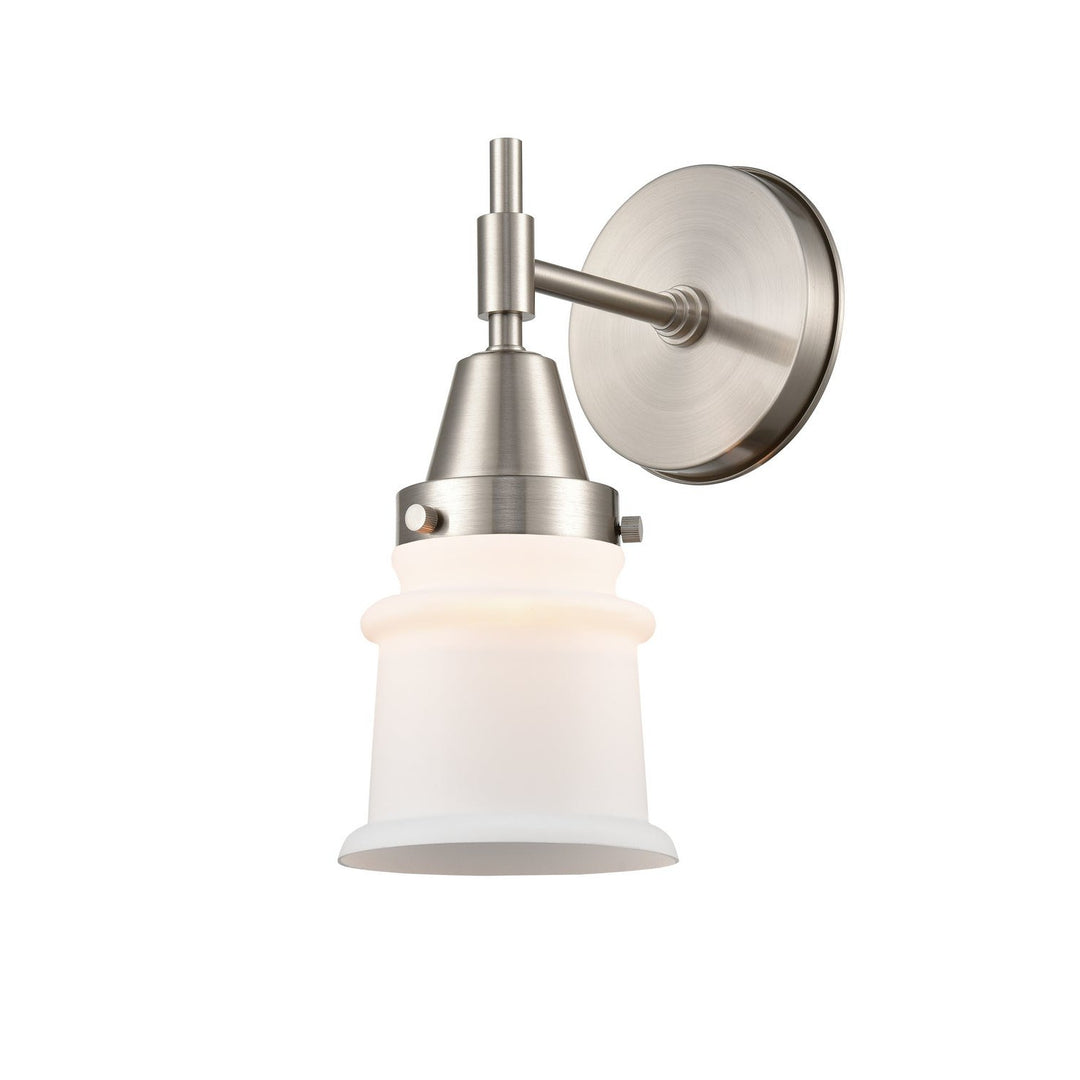 Innovations Caden 447-1W-SN-G181S Wall Sconce Light - Satin Nickel