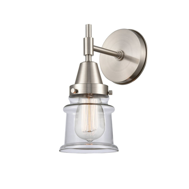 Innovations Caden 447-1W-SN-G182S Wall Sconce Light - Satin Nickel