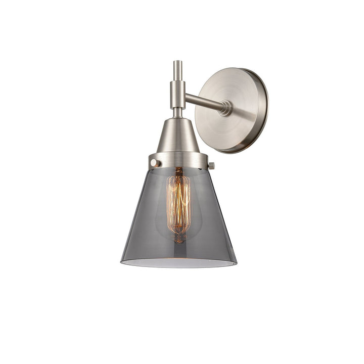 Innovations Caden 447-1W-SN-G63-LED Wall Sconce Light - Satin Nickel