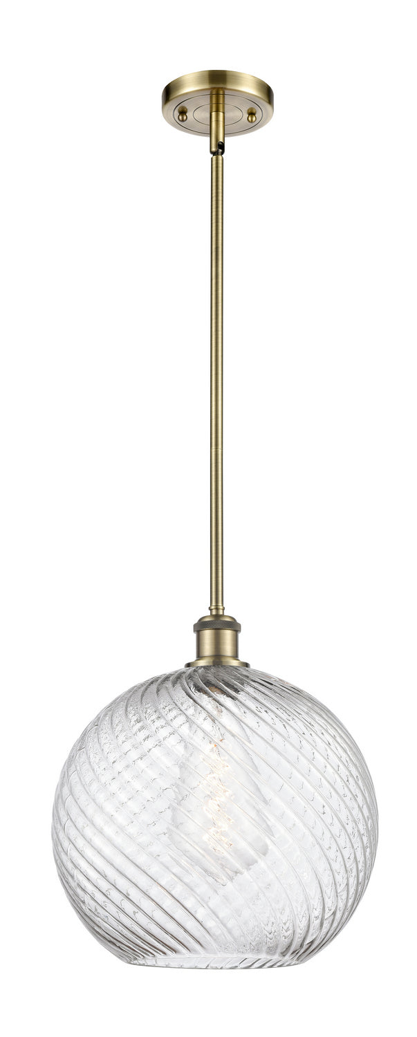 Innovations Ballston 516-1S-AB-G1214-12 Pendant Light - Antique Brass