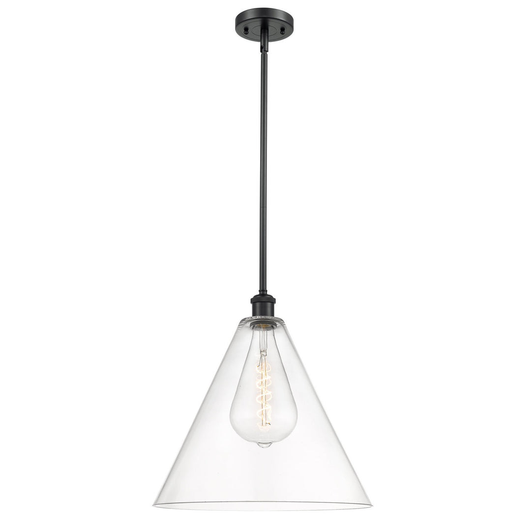 Innovations Ballston 516-1S-BK-GBC-162-LED Pendant Light - Matte Black