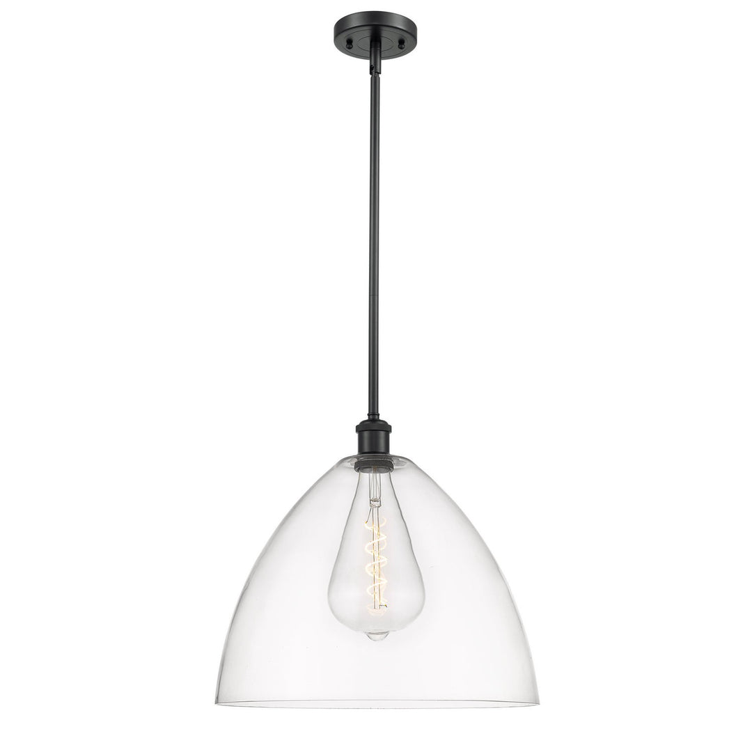 Innovations Ballston 516-1S-BK-GBD-162 Pendant Light - Matte Black