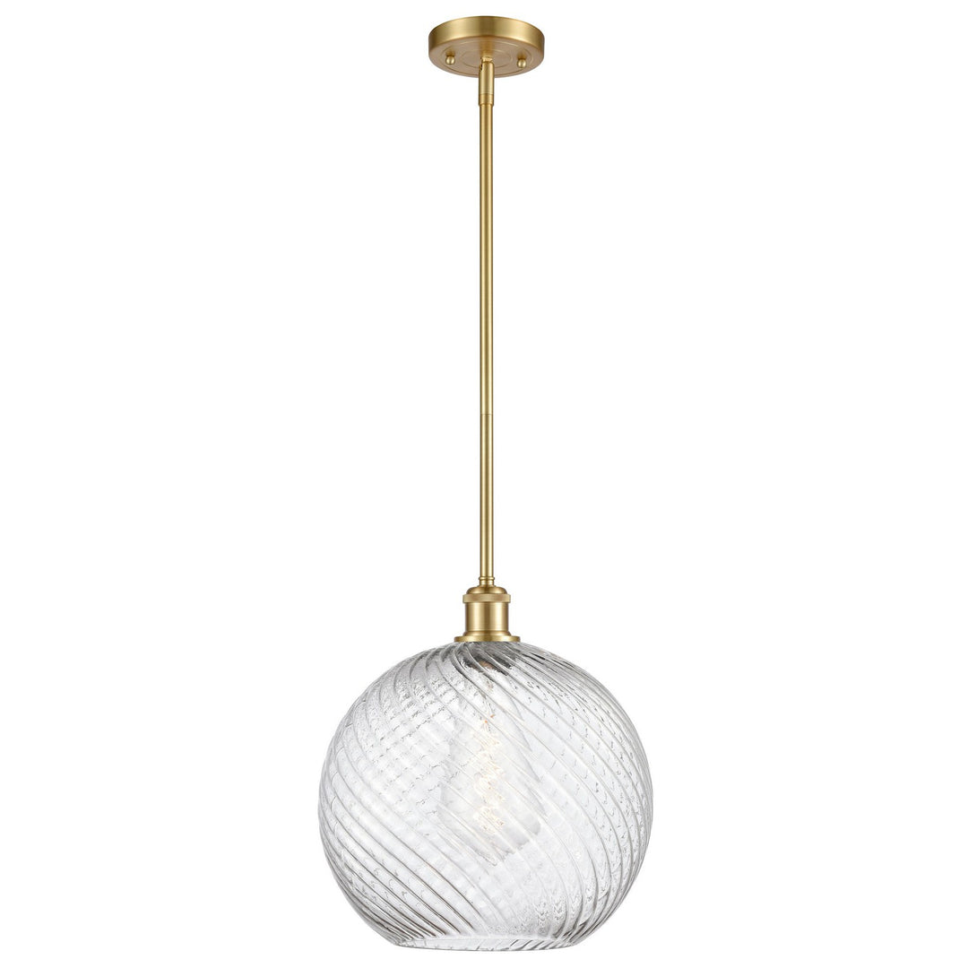 Innovations Ballston 516-1S-SG-G1214-12-LED Pendant Light - Satin Gold