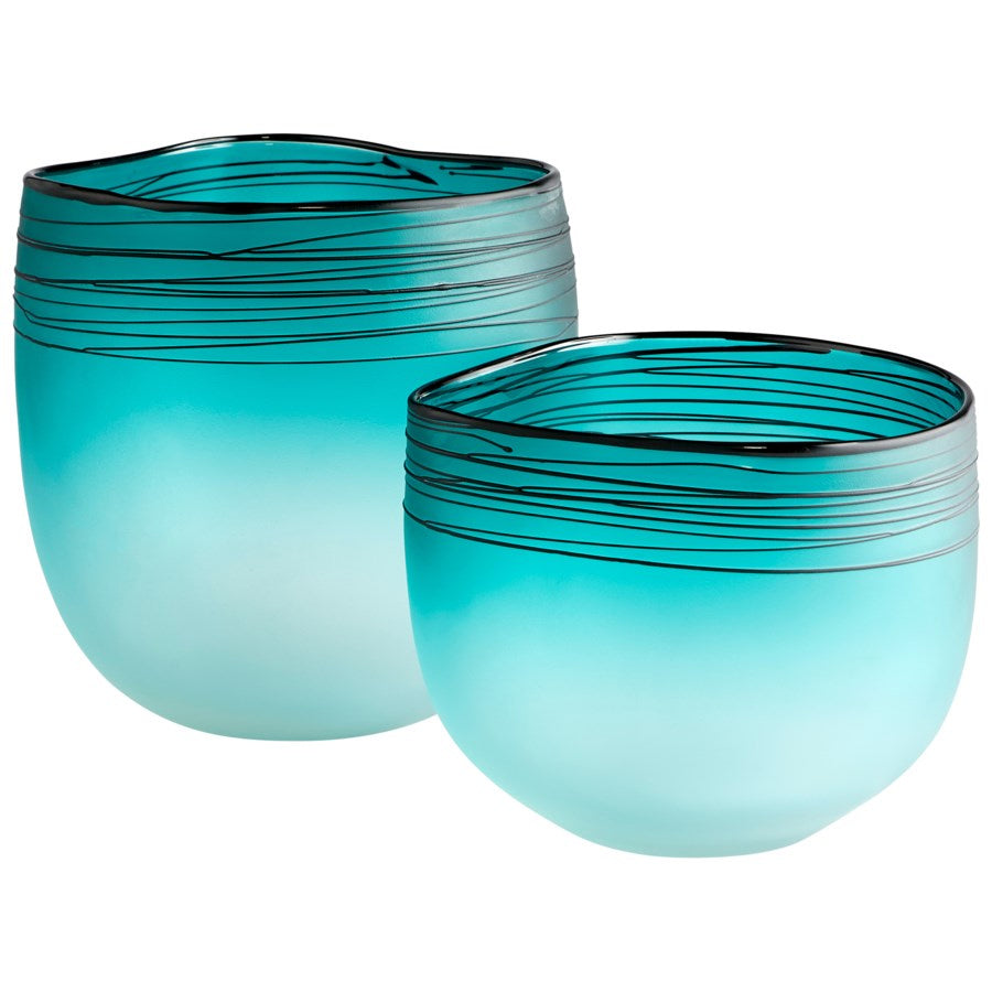 Cyan 10893 Vases & Planters - Blue And White