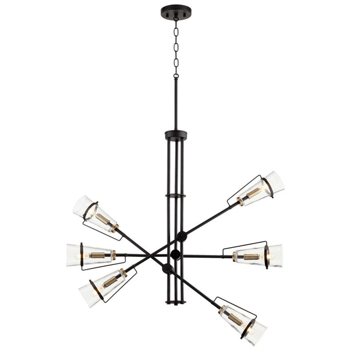 Cyan Design  10901 Chandelier Light - Noir / Aged Brass