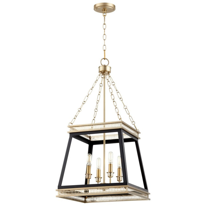 Cyan Design  10906 Pendant Light - Noir / Aged Brass