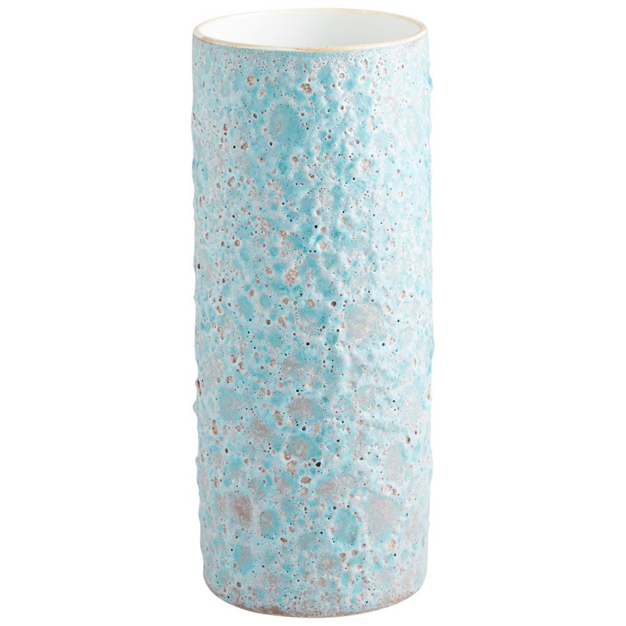 Cyan 10935 Vases & Planters - Mottled Pale Blue