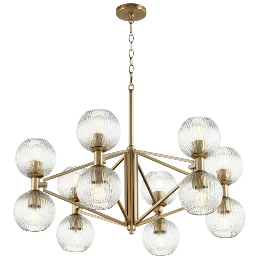 Cyan Design  10963 Chandelier Light - Aged Brass