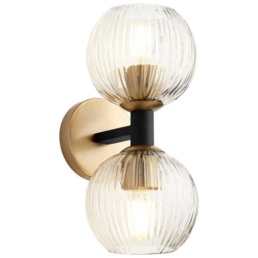 Cyan Design  10964 Wall Sconce Light - Noir / Aged Brass