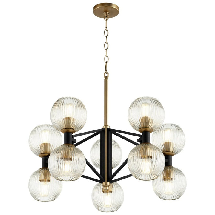 Cyan Design  10965 Chandelier Light - Noir / Aged Brass