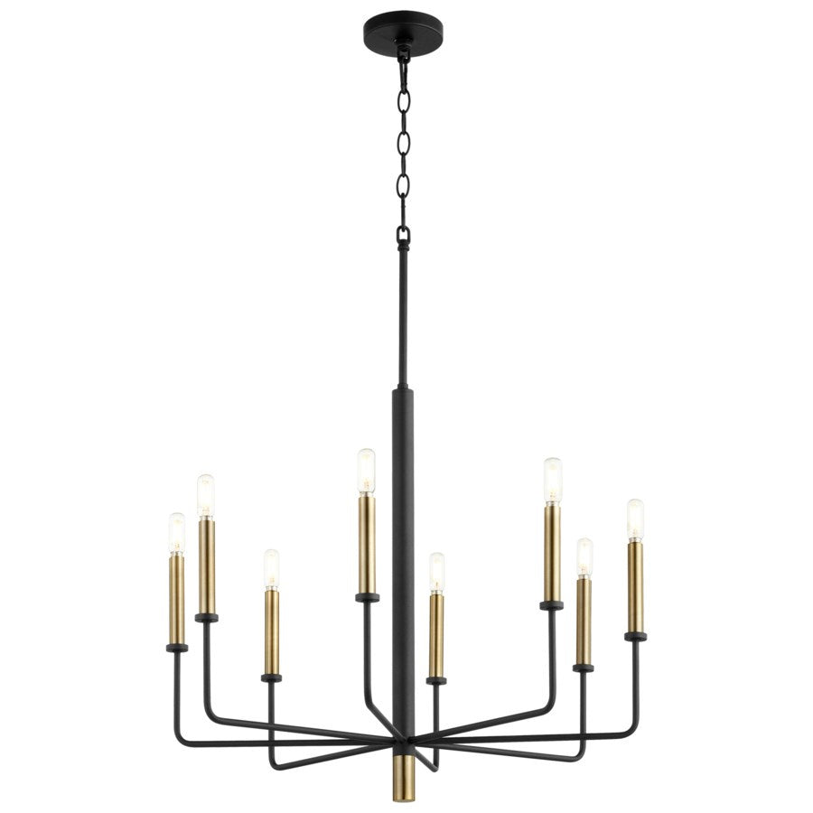 Cyan Design  10967 Chandelier Light - Noir / Aged Brass
