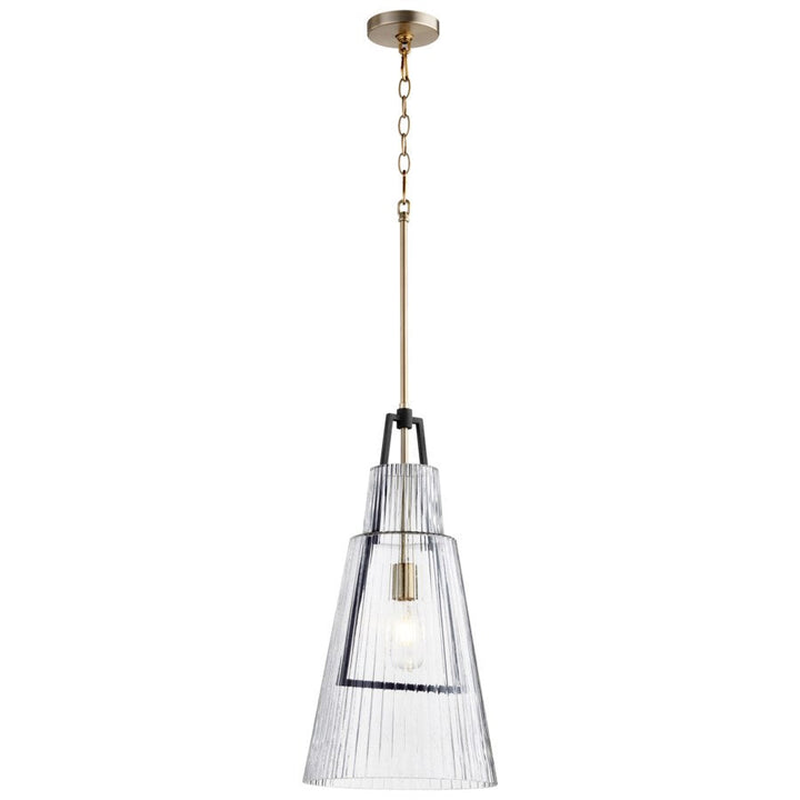 Cyan Design  10970 Pendant Light - Noir / Aged Brass