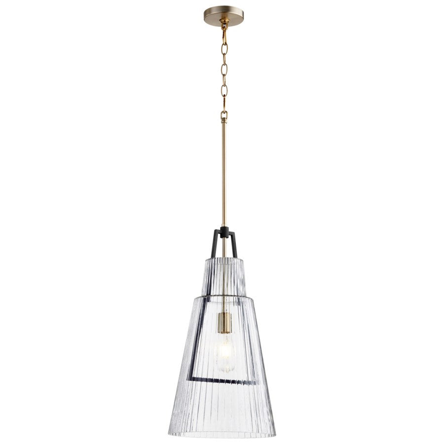 Cyan Design  10970 Pendant Light - Noir / Aged Brass